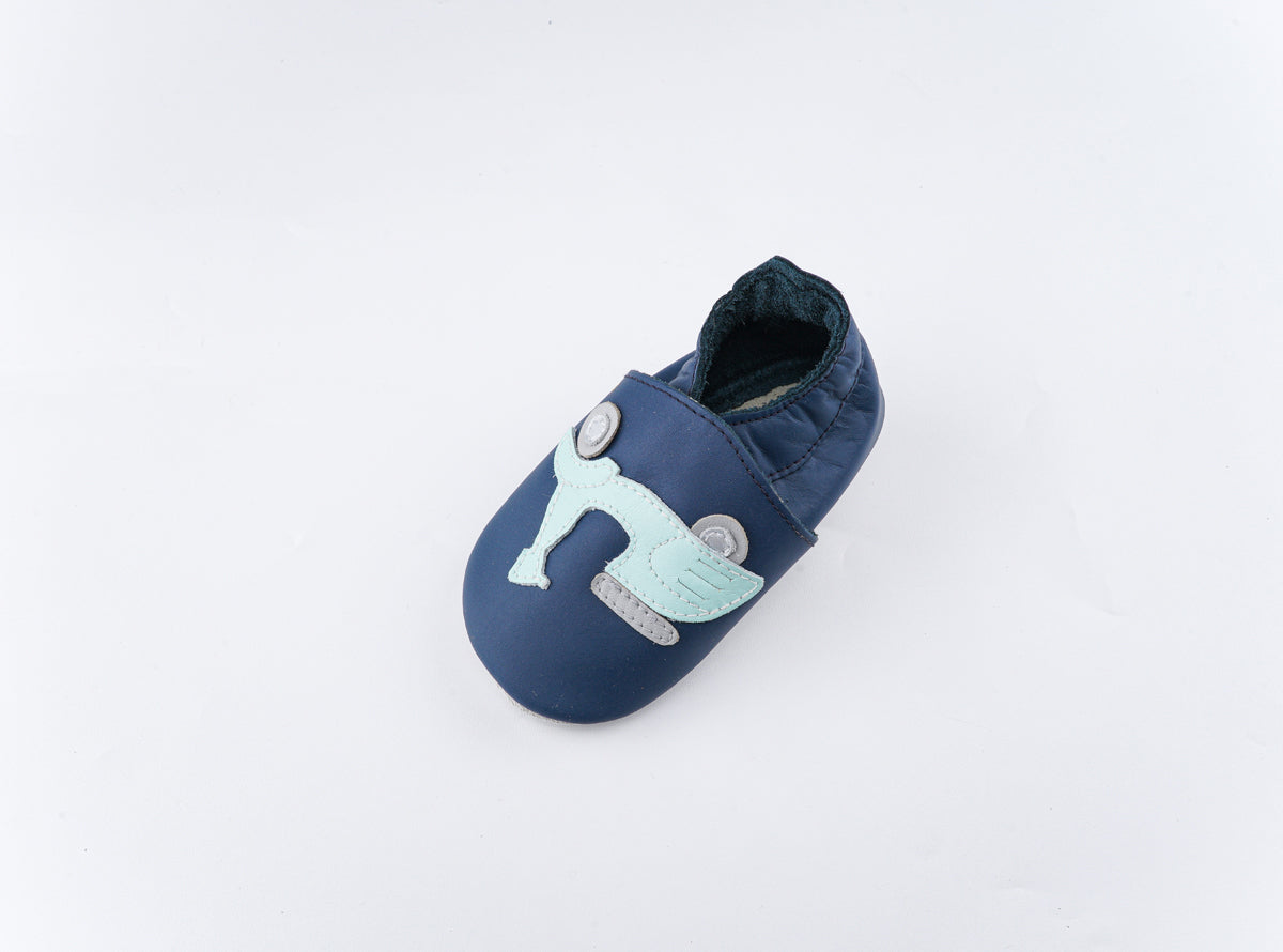 Babucce BOBUX Soft Sole Vespa blu - varie taglie